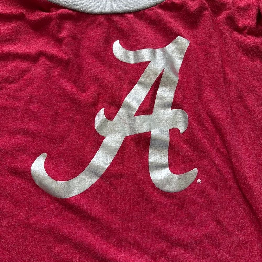 Alabama Roll Tide Crimson Gray Long Sleeve Tee XXL - Picture 2 of 4